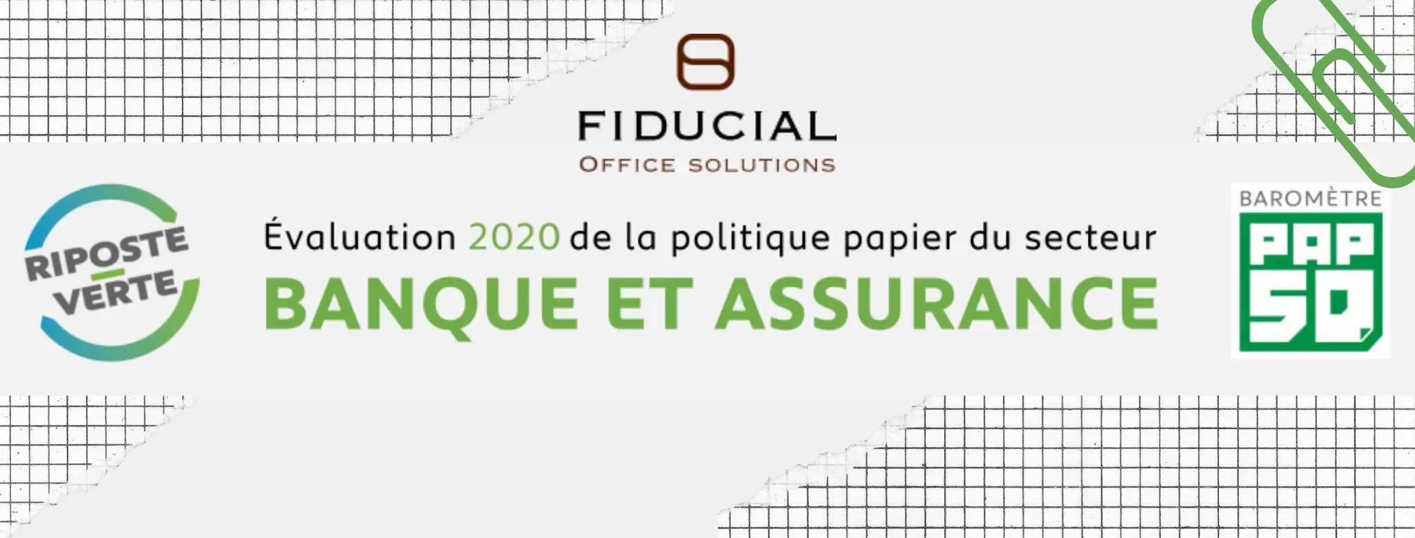 FIDUCIAL Office Solutions partenaire du Baromètre PAP50 2020 / Riposte Verte