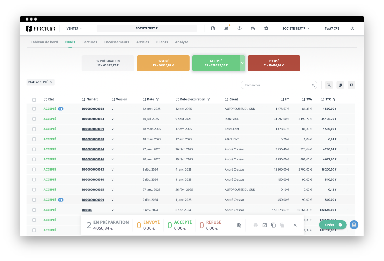 Facturez vos clients