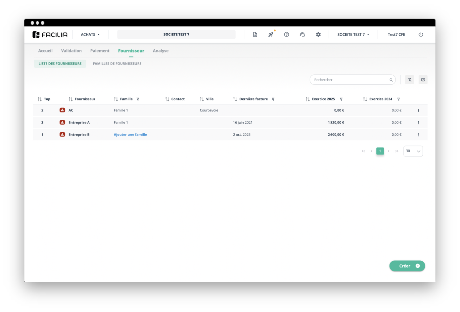 Gérez votre référentiel de fournisseurs
