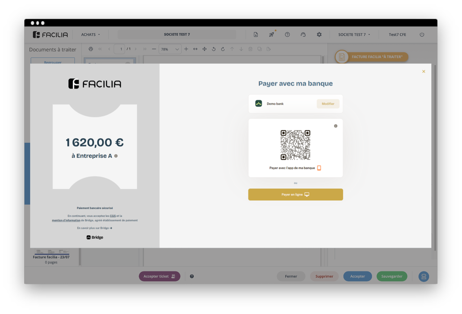 Enregistrez votre paiement