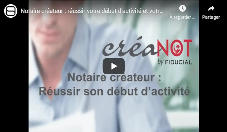 Webinaire réussir son début d'activité