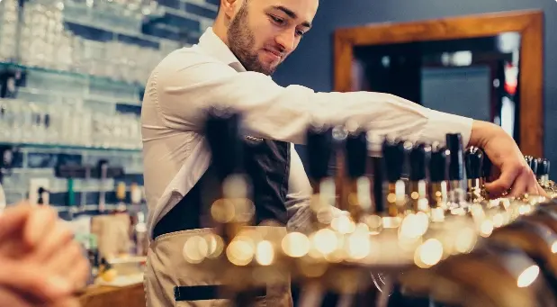 contrôle de débit de boisson avec pointex