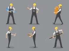 Dessins ouvriers en action.