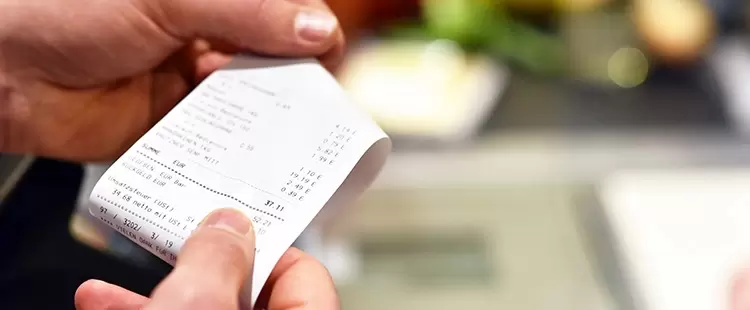 Ticket de caisse dématérialisé