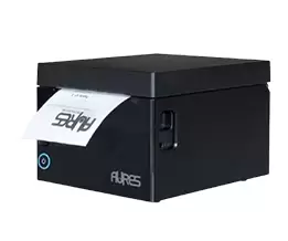 Coiffeur utilise l'imprimante ticket de caisse grâce  à la caisse enregistreuse tactile