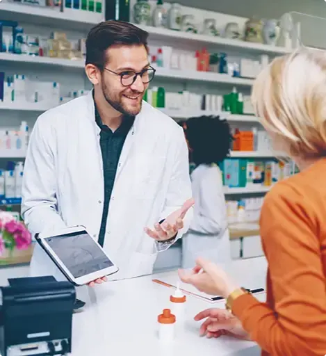Pharmacien ayant acquit son officine