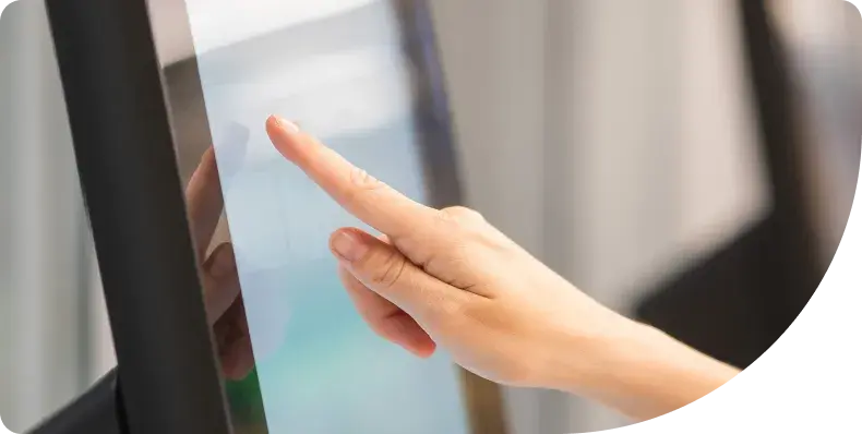 BORNE D’ACCUEIL DIGITALE