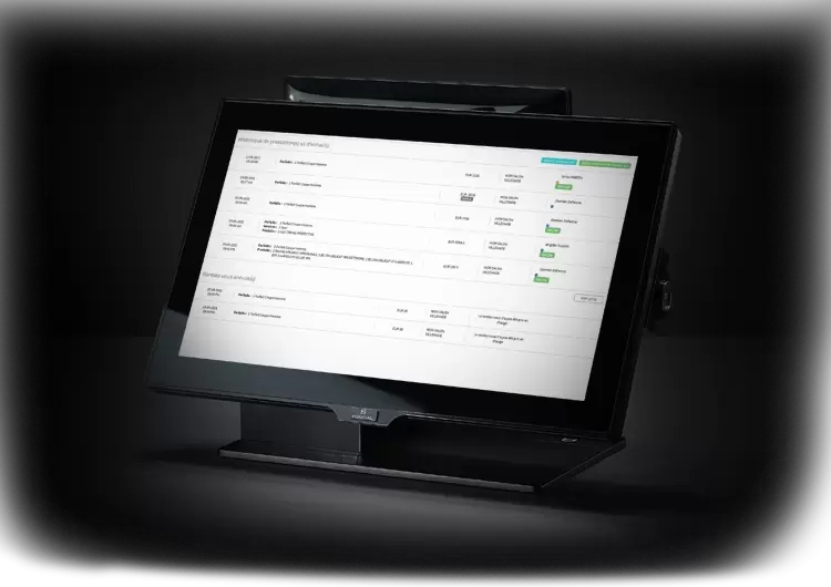Caisse enregistreuse avec le logiciel My HAIR.