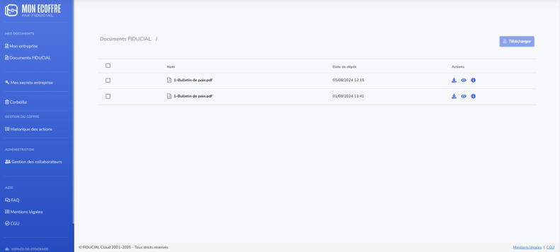 Mon eCoffre par FIDUCIAL : un coffre-fort en ligne pour vous protéger des risques numériques